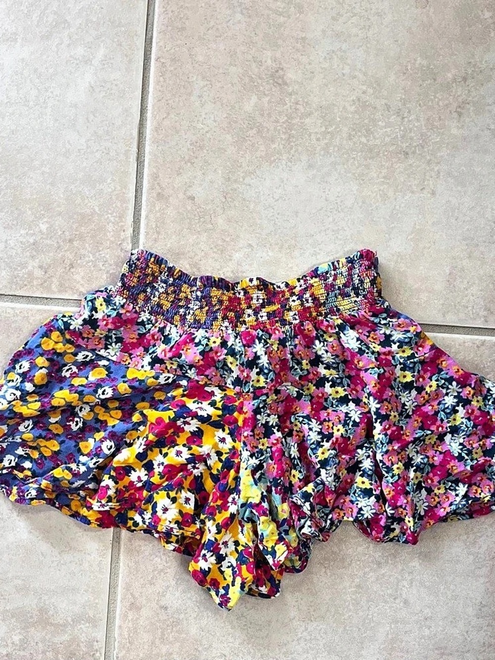 Patrons of Peace Floral High Waist Shorts
